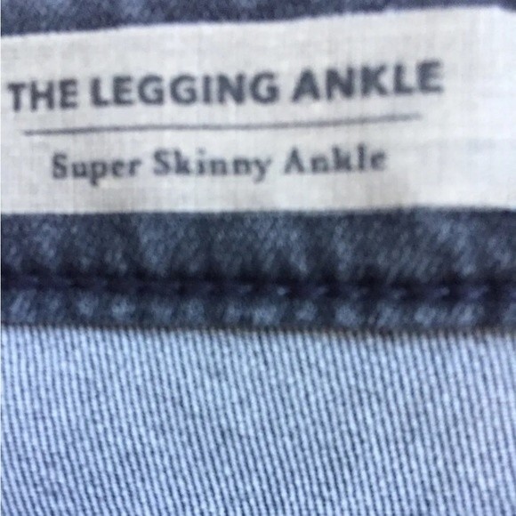 AG Adriano Goldschmied Legging Ankle Super Skinny Gray Women Sz 30R Contour - Picture 3 of 11